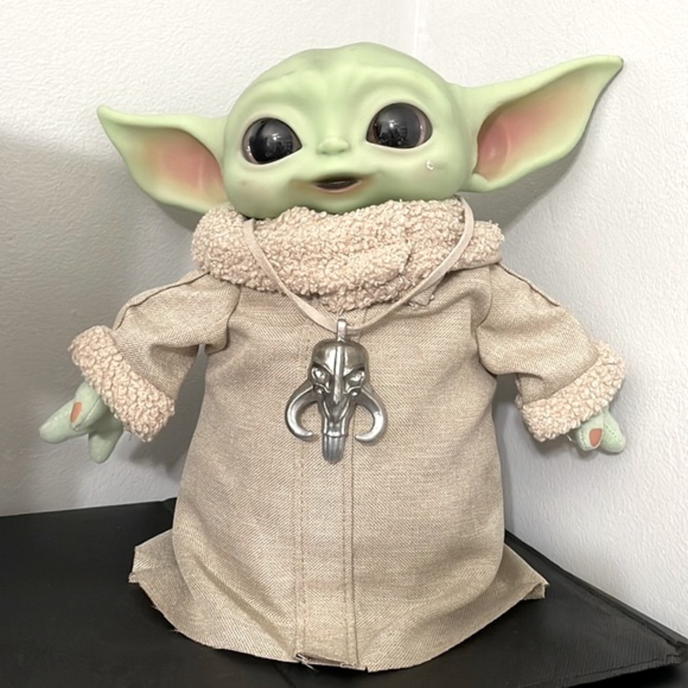 Star Wars Mandalorian The Child Grogu Baby YODA 12” Plush Hard Head Toy 2021